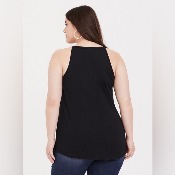 Torrid Black Geo Print O-Ring Goddess Tank size 1X - Picture 11 of 12